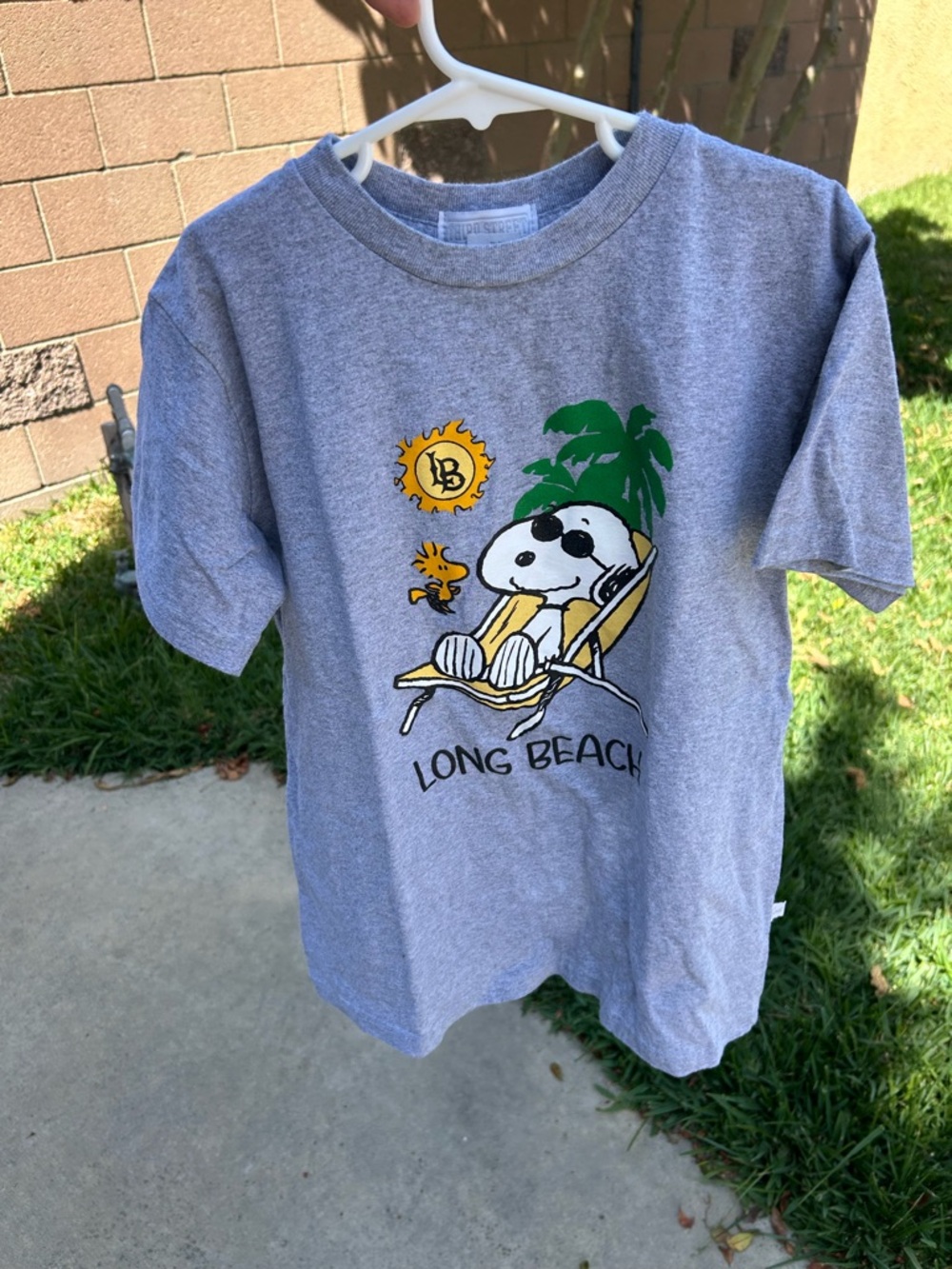 Snoopy cal state Long Beach university Kids T-Shirt - Gray